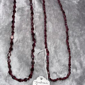 Indian Garnet 16 inch necklace